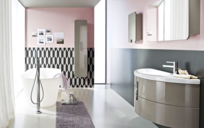 Muebles de baño curvos: personalidad y sofisticación