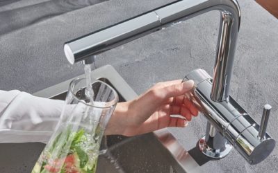 Grifos de cocina de 3 vías para sistemas de tratamiento del agua